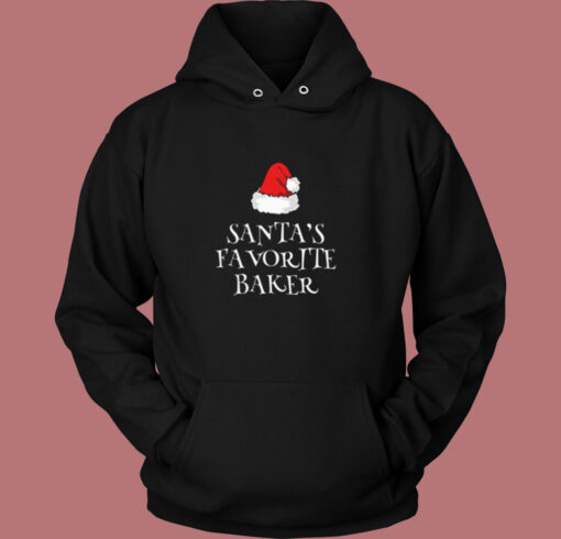 Santa Favorite Baker Vintage Hoodie