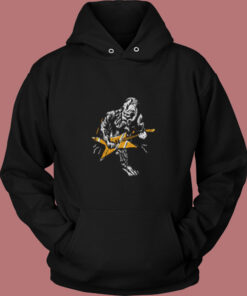 Sasquatch Playing Guitar Vintage Hoodie