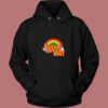 Satan Loves Me Rainbow Vintage Hoodie