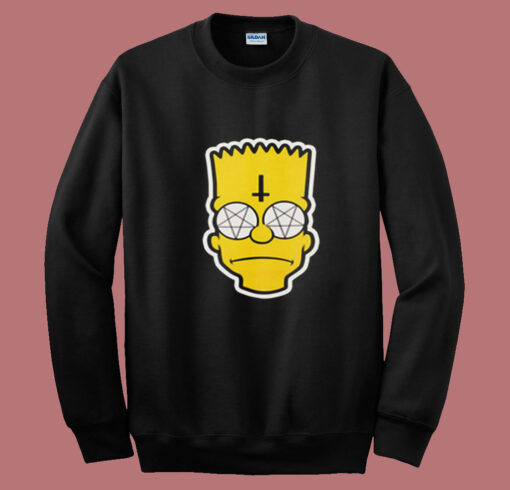 Satanic Bart Simpson Summer Sweatshirt