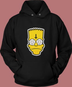 Satanic Bart Simpson Vintage Hoodie