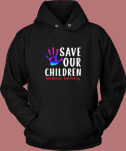 Save Our Children Vintage Hoodie