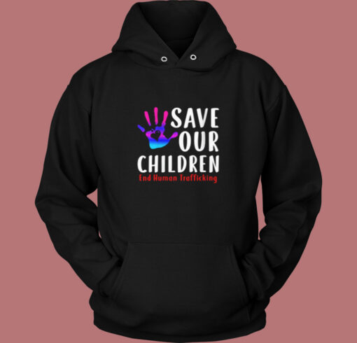 Save Our Children Vintage Hoodie