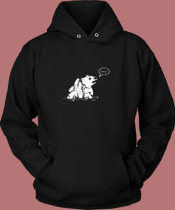 Save The Polar Bear Climate Change Ice Drowning Vintage Hoodie