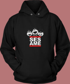 Sesame Street Characters Dmc Parody Vintage Hoodie