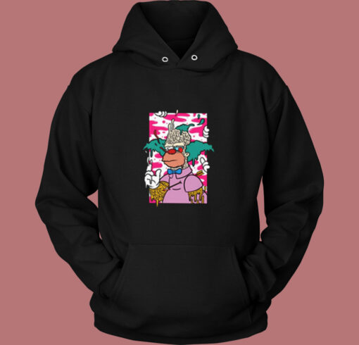 Simpsons Krusty The Clown With An Arrow Vintage Hoodie