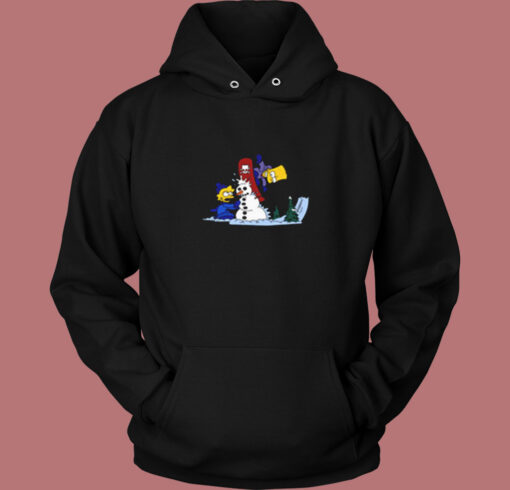 Simpsons Winter Lisa And Bart Simpson Vintage Hoodie