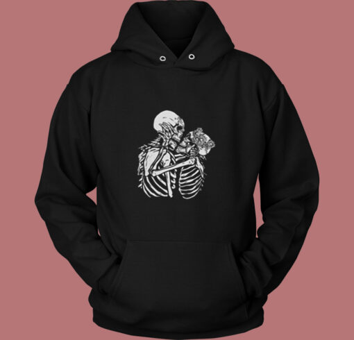 Skeleton Couple Vintage Hoodie