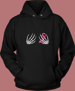 Skeleton Hands Boobs Vintage Hoodie