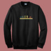 Ski Retro Human Evolution Summer Sweatshirt