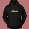 Ski Retro Human Evolution Vintage Hoodie