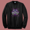 Skull Purple Floral Summer Sweatshirt