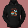 Snoopy Face Mask Joe Cool This Is My Quarantine O Ween Costume Vintage Hoodie