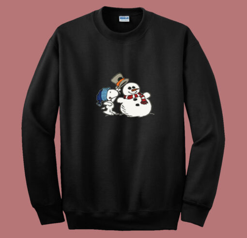 Snoopy Peanuts Snowman Christmas Summer Sweatshirt