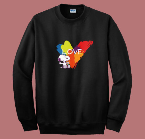 Snoopy Rainbow Love Summer Sweatshirt