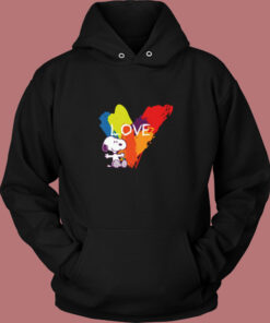 Snoopy Rainbow Love Vintage Hoodie