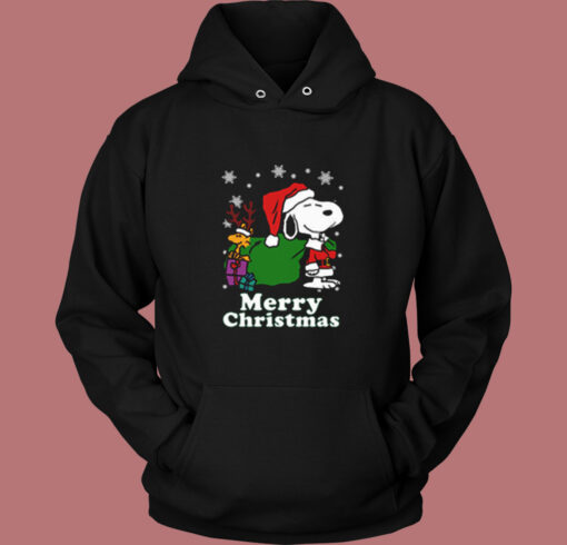 Snoopy Woodstock Christmas Vintage Hoodie