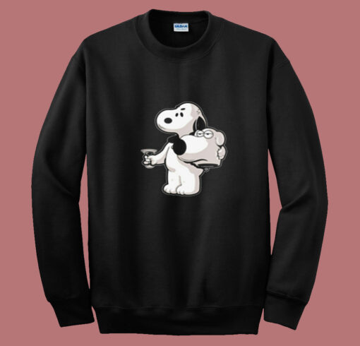 Snoopy X Brian Family Guy Mashup Custom Summer Sweatshirt