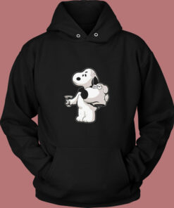 Snoopy X Brian Family Guy Mashup Custom Vintage Hoodie