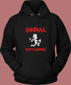 Social Distancing Vintage Hoodie