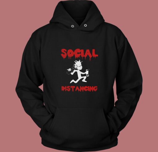 Social Distancing Vintage Hoodie