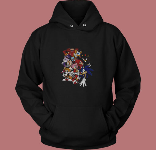 Sonic Cast & Friends Ultimate Power Vintage Hoodie