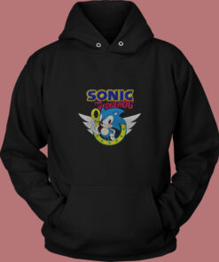 Sonic Rings And Wings Unisex Vintage Hoodie