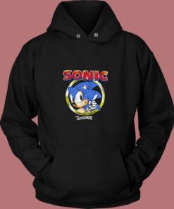 Sonic The Hedgehog Pointing Finger Vintage Hoodie