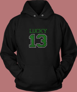 Special St Patrick's Day Lucky 13 Vintage Hoodie