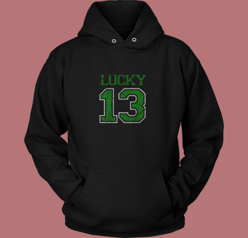 Special St Patrick's Day Lucky 13 Vintage Hoodie