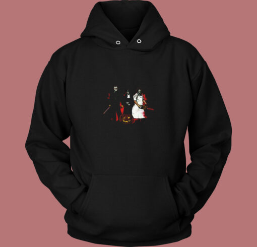 Squad Killer Jason Halloween Movie Parody Vintage Hoodie