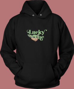 Star Wars The Mandalorian Lucky One Grogu Vintage Hoodie