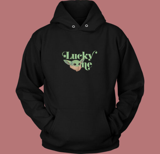 Star Wars The Mandalorian Lucky One Grogu Vintage Hoodie