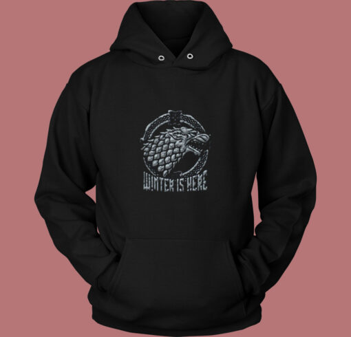 Stark Head Game Of Thrones Winter Is Here Vintage Hoodie