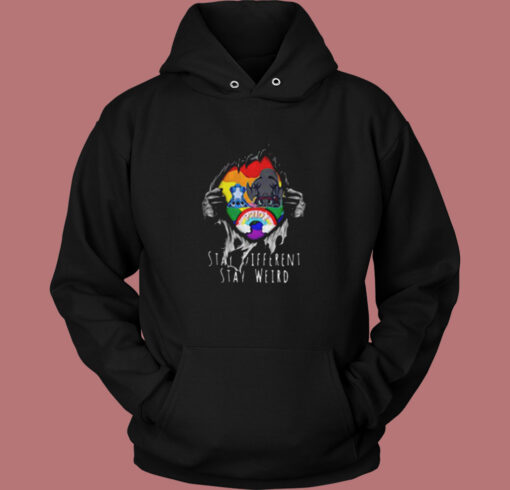 Stay Different Stay Weird Vintage Hoodie