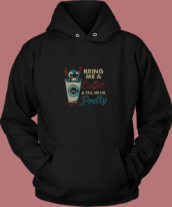 Stitch Bring Me Coffee & Tell Me Pretty Vintage Hoodie