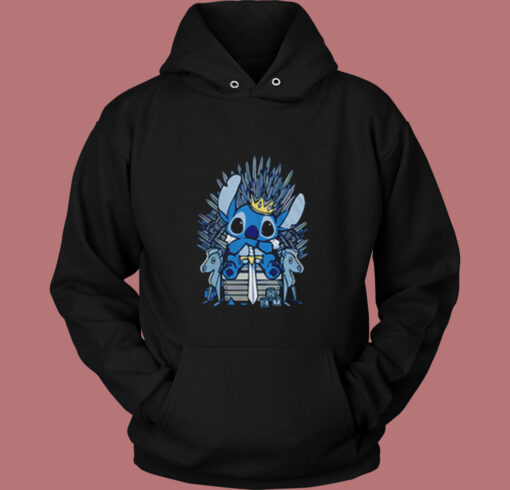 Stitch King Game Of Thrones Parody Vintage Hoodie