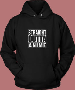 Straight Outta Anime Parody Vintage Hoodie