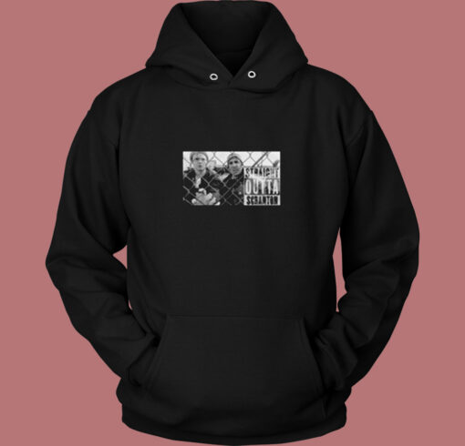 Straight Outta Scranton The Office Michael Scott Dwight Schrute Vintage Hoodie