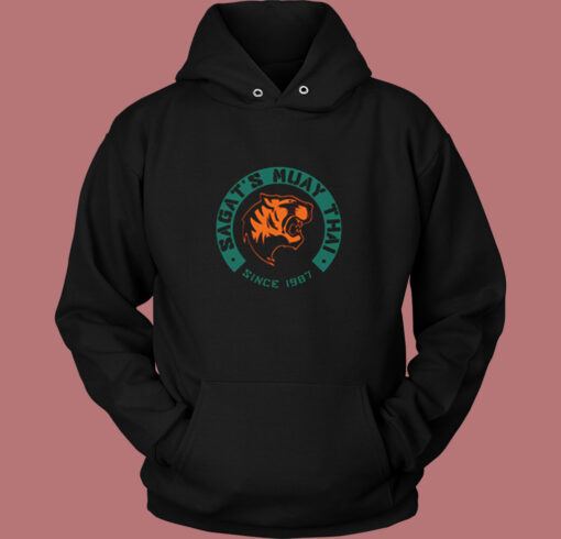 Street Fighter Sagat Muay Thai Since 1987 Vintage Hoodie