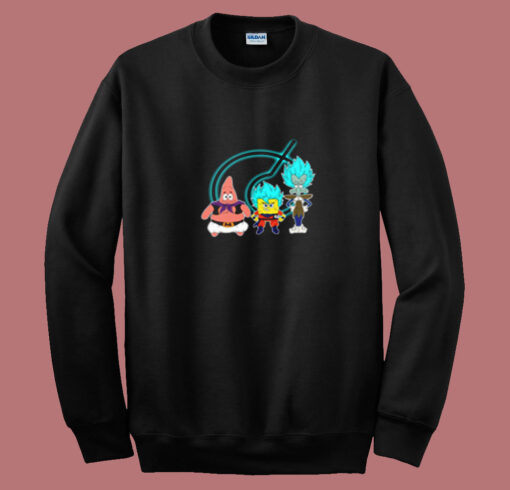 Super Saiyan Spongebob Patrick Funny Summer Sweatshirt