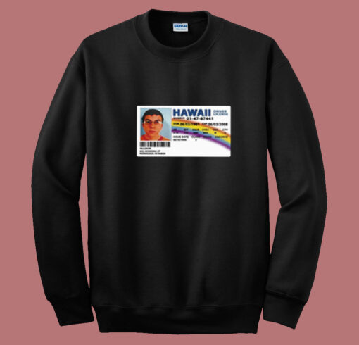 Superbad Mclovin Fake Hawaii Driver's License Summer Sweatshirt