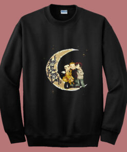 Supernatural I Love You To The Moon And Back Summer Sweatshirt