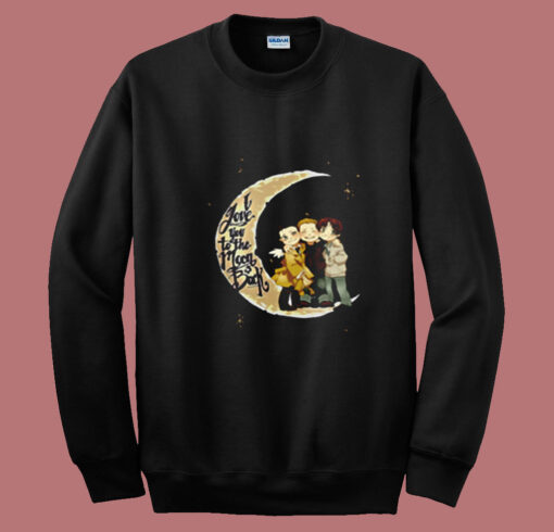 Supernatural I Love You To The Moon And Back Summer Sweatshirt