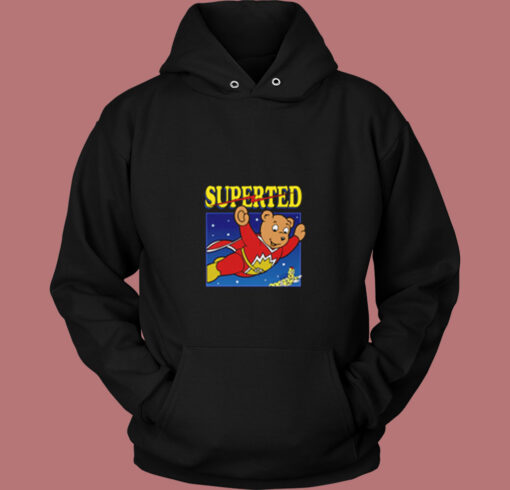 Superted Retro 80s Cartoon Vintage Hoodie