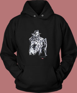 Supreme X Yohji Yamamoto Scribble Portrait Vintage Hoodie