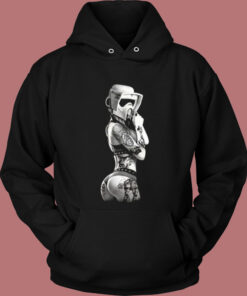 Tattoo girl Storm Trooper Vintage Hoodie