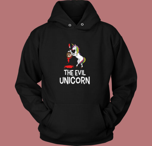 The Evil Unicorn Vintage Hoodie