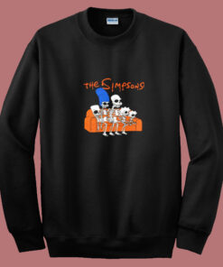 The Family Simpsons Skeleton Summer Sweatshirt