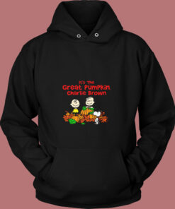 The Great Pumpkin Charlie Brown Funny Vintage Hoodie